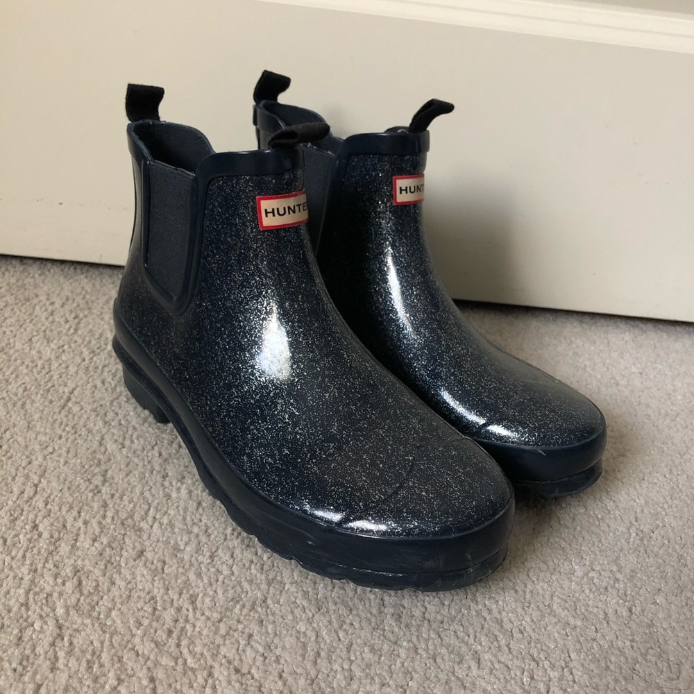 Hunter short rain boots
